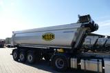 Meiller 3-achs, 25m³ , Stahlmulde, hohes Fahrgestell
