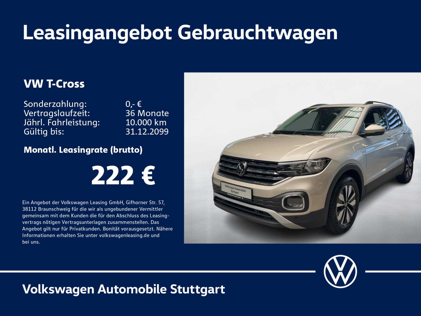 Volkswagen T-Cross 1.0 TSI Move Navi Tempomat