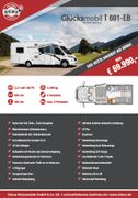 Glücksmobil T 691 EB |Bestpreis| inkl. Hubbett