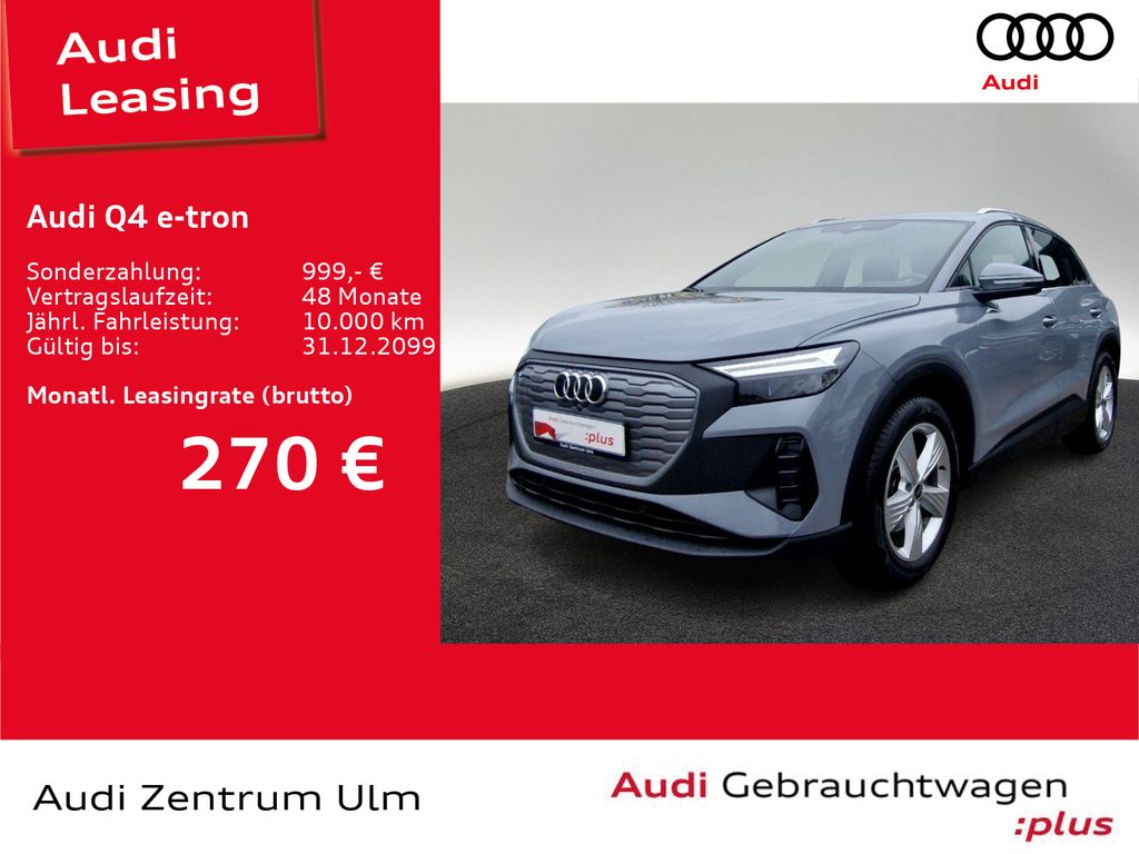 Abbildung Leasingangebot Audi Q4 35 e-tron 19 LED NAVI-VORB. PDC SHZ VIRT.