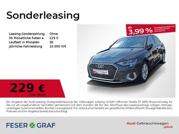 Audi Leasing Angebot: Audi A3 Sportback Adv. 30 TFSI Navi PDC Keyless SHZ