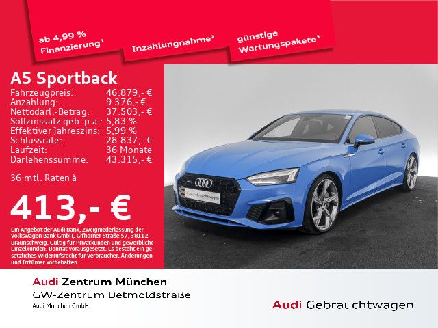 Audi A5 Sportback 45 TFSI qu. S tronic S line Massage