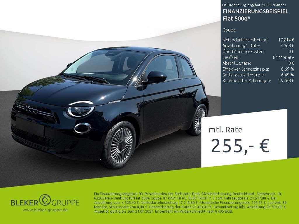 Image of Fiat 500e