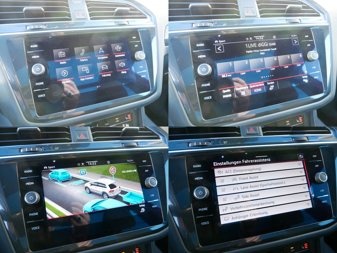 Fahrzeugabbildung Volkswagen Tiguan 1.5 United AHK DACH Standheiz Kamera LED