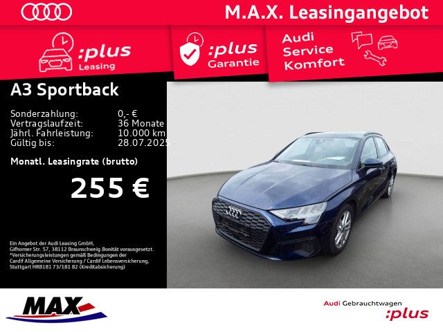 Audi A3 Sportback 40 TFSI e LED+VCP+KAMERA+ACC+DAB+