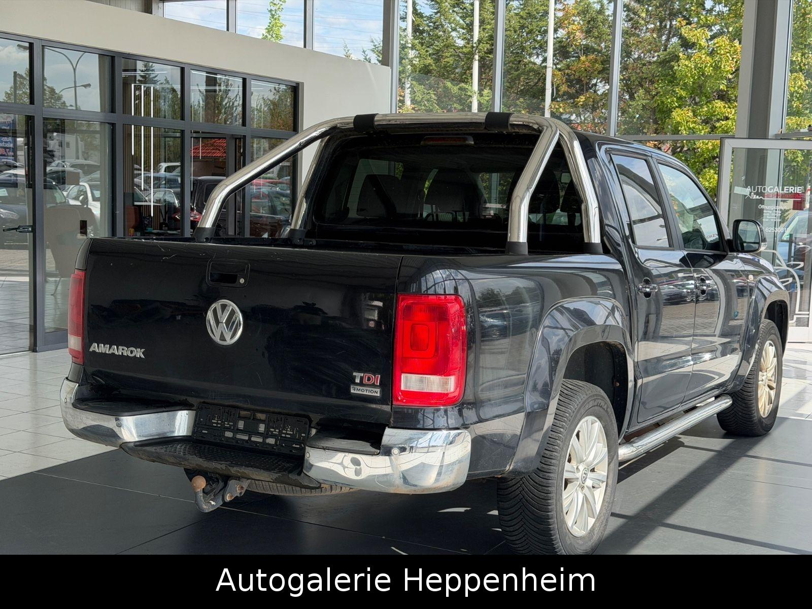 VOLKSWAGEN AMAROK HIGHLINE DOUBLECAB 4MOTION | 179 ch | 4X4 | BVA | PACK SPORT | VOLANT EN CUIR