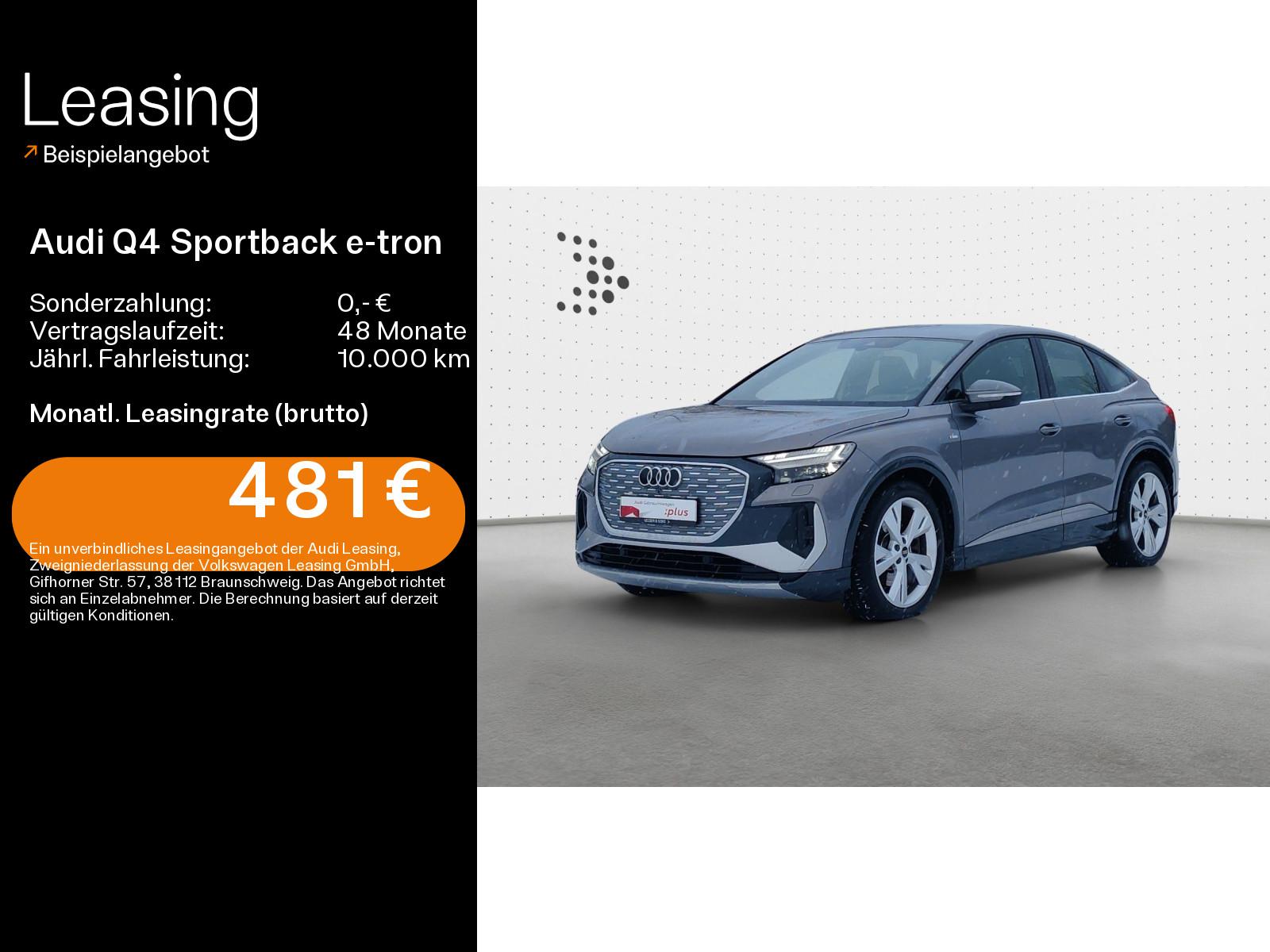 Audi Q4 Sportback 50 e-tron qu.S line 0,25%*Matrix*RF