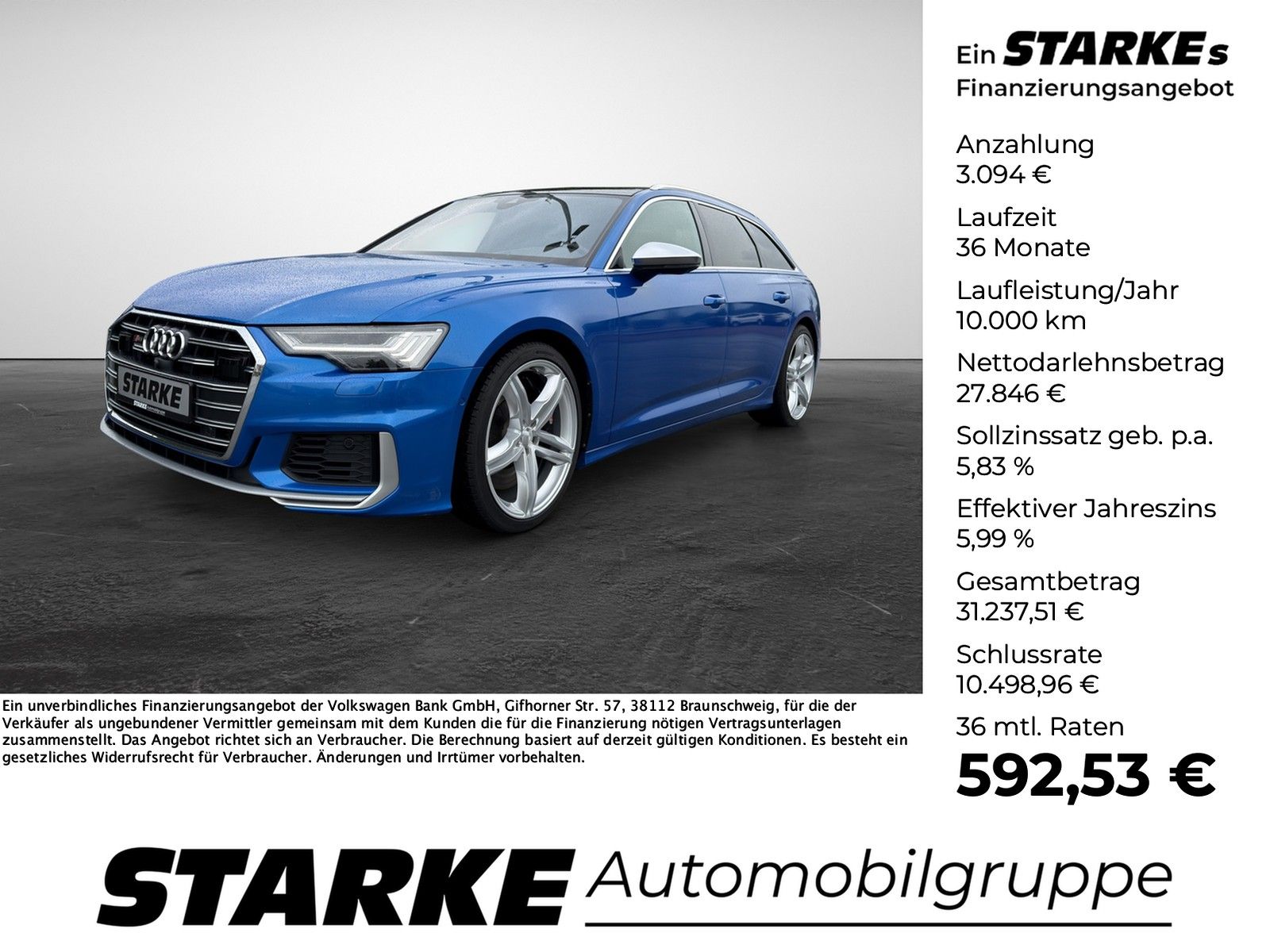 Audi S6 Avant 3.0 TDI quattro  HeadUp Panodach AHK Na
