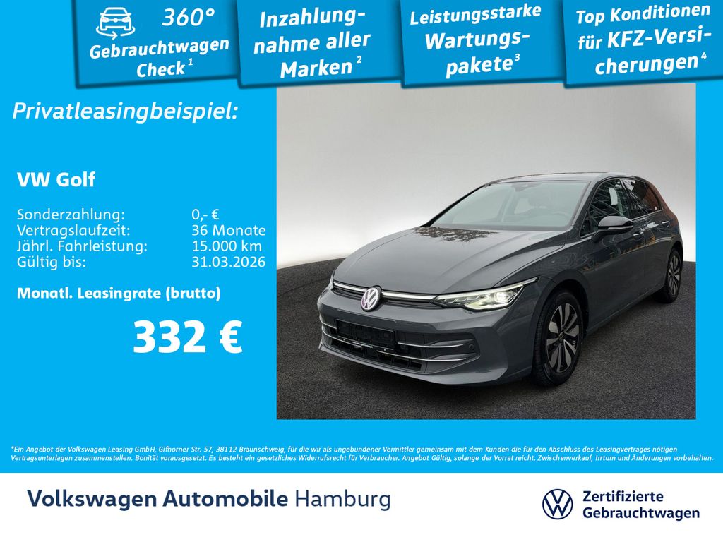 Golf VIII 1.5 eTSI Goal DSG AHK ACC Navi CarPlay