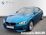 BMW 420 i Coupe Advantage 6Gang SHZG+KLIMA+TEMPOMAT+ - blaue BMW 420
