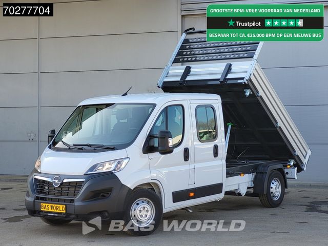 Opel Movano 140PK 3 zijdige Kipper Dubbel Cabine Airc