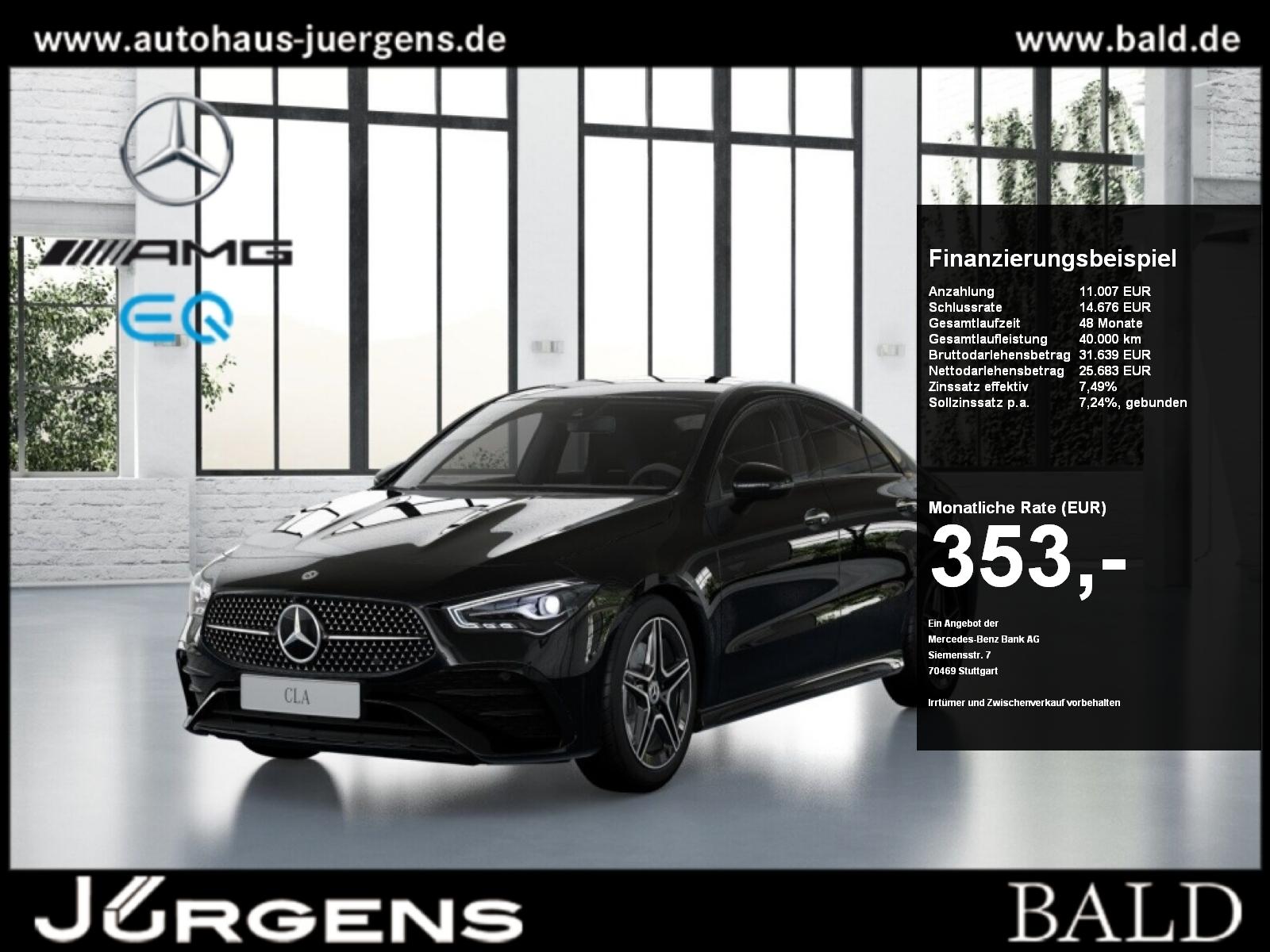 Mercedes-Benz CLA 200 Coupé AMG-Sport/LED/Cam/Night/Keyl/18'