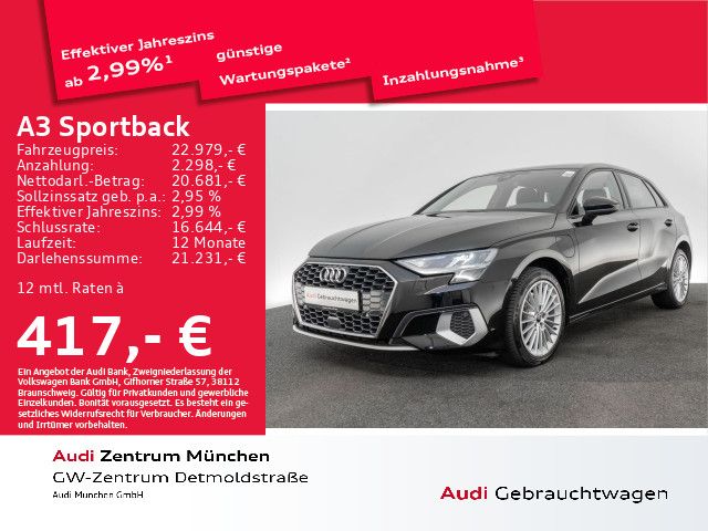 Audi A3 Sportback 40 TFSI e S tronic advanced Virtual