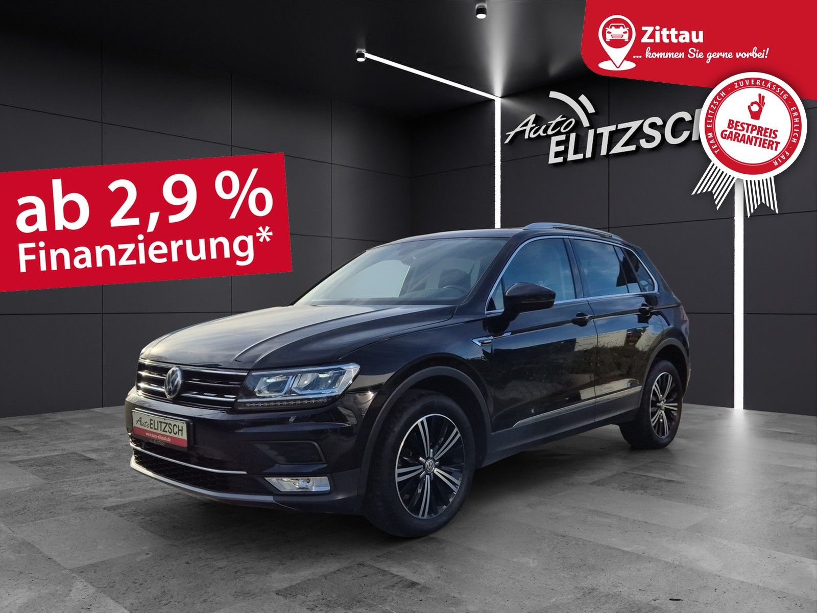 Fahrzeugabbildung Volkswagen Tiguan TDI Highline DSG 4M LED AHK Navi ACC PDC