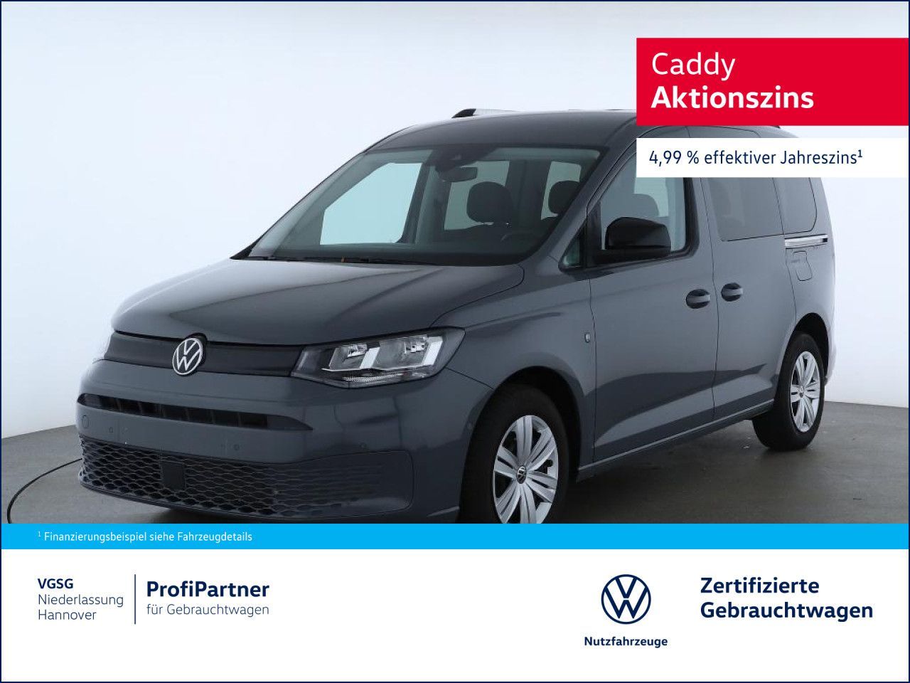 Volkswagen Caddy ACC AHK App-Connect Dachreling Klima