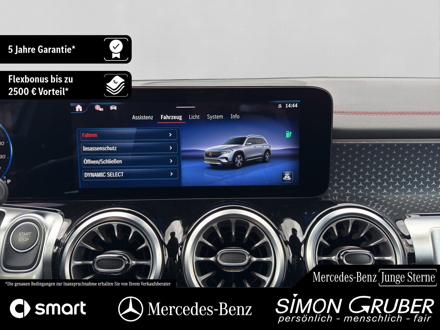 Fahrzeugabbildung Mercedes-Benz EQB 300 4M AMG Night 360 Winter 7Sitze Model 25