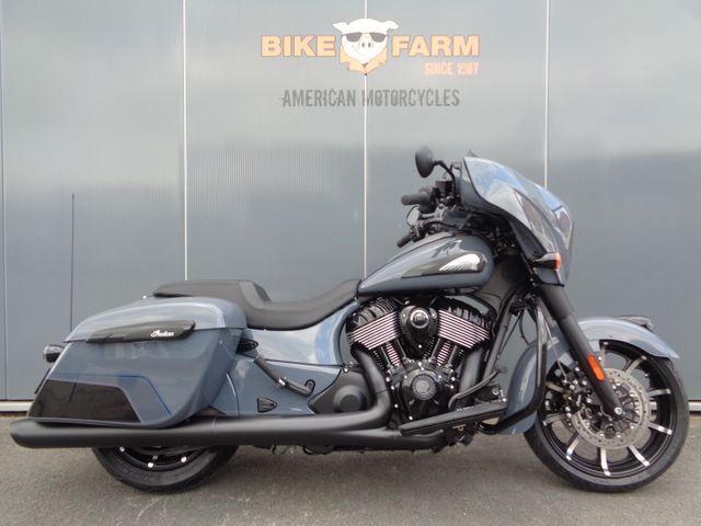 Indian CHIEFTAIN DARKHORSE * STEALTH GRAY AZURE *