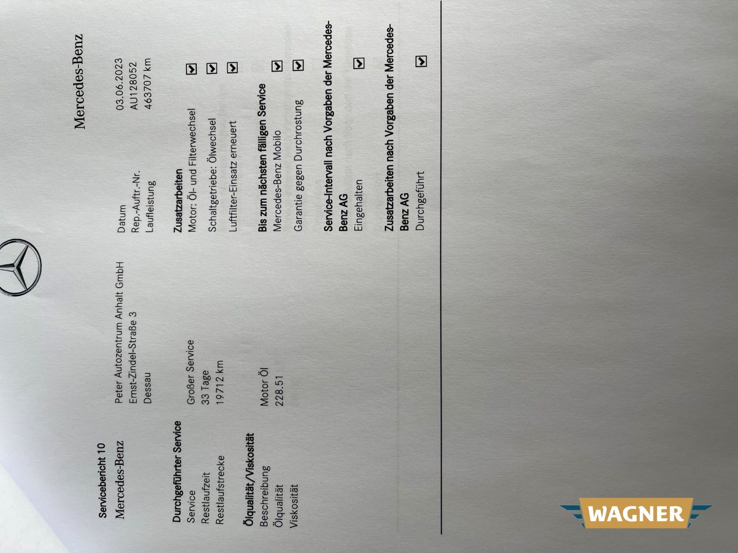 Fahrzeugabbildung Mercedes-Benz Sprinter II Kasten 316 CDI Unfall