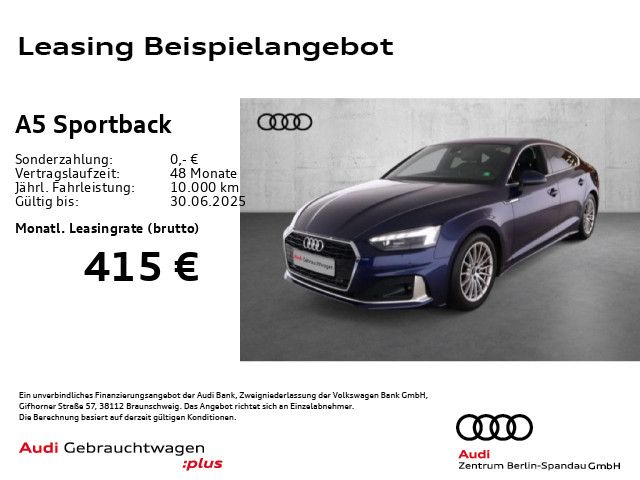 AUDI A5 Sportback 40 TFSI S line int. S tronic *NAV+*
