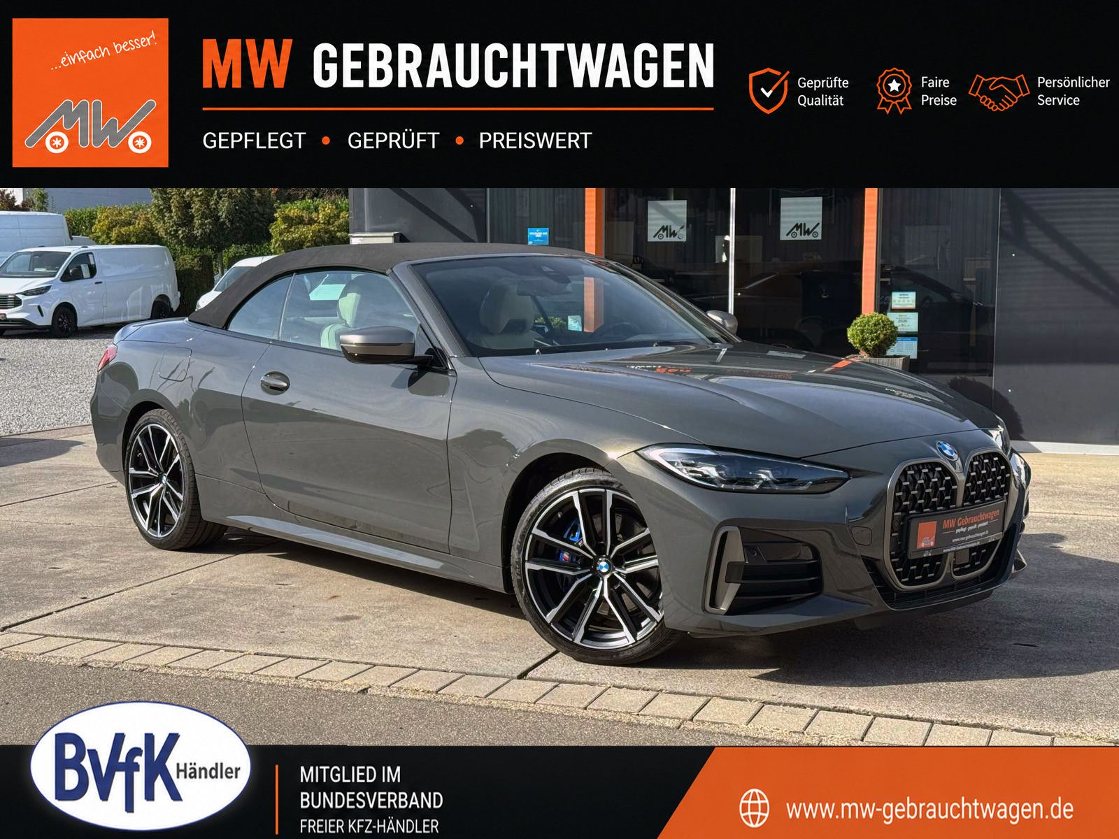 Fahrzeugabbildung BMW M440i xDrive Cabrio ACC AHK LED CarPlay KAM H&K