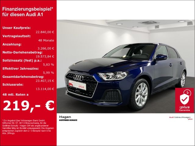 Audi A1 Sportback 25 TFSI S-tronic LED MMI SHZ DAB ad