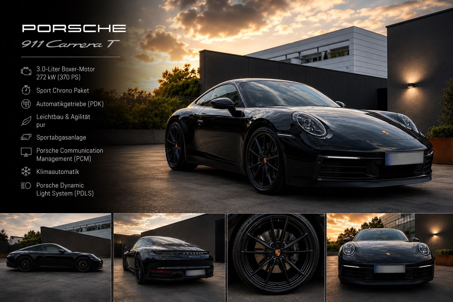 PORSCHE Porsche 911 Carrera T (992) (approved, PDK)