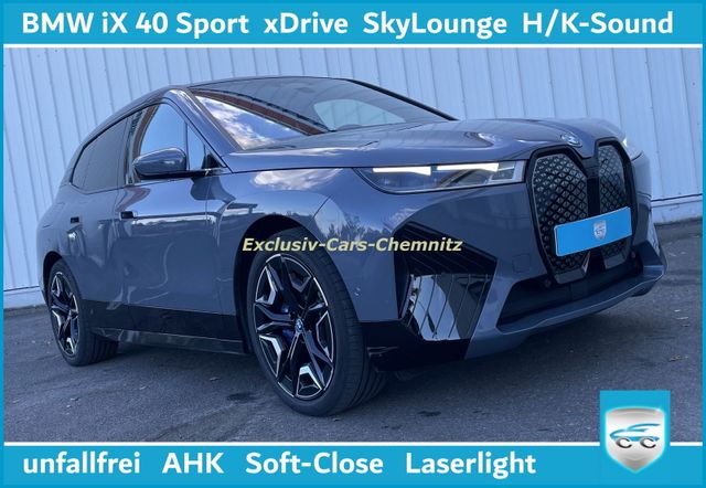 BMW iX 40 xDrive Sport AHK H/K Garantie unfallfrei I