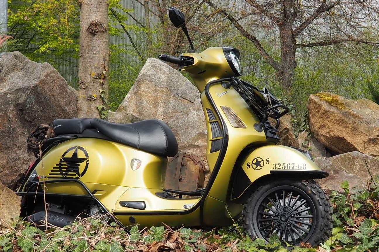 Vespa GTS 125 Operation Super Sport Umbau