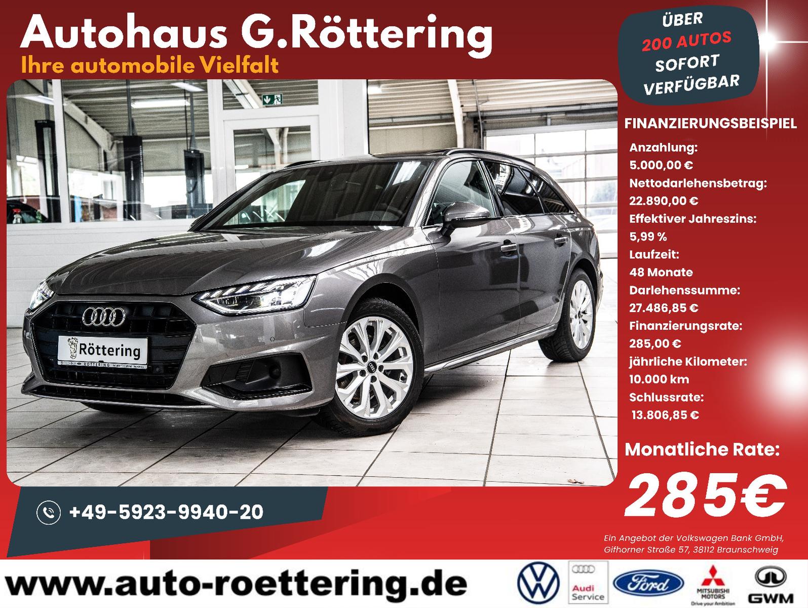 Audi A4 Avant 35 TDI advanced 2.0 TDI LED+PANO+KAMERA