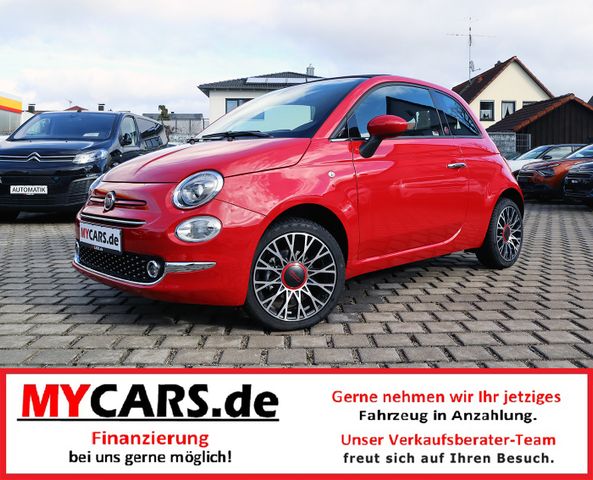 Fiat 500C RED*Sport Alufelgen*Klimatr.*CarPlay-Navi