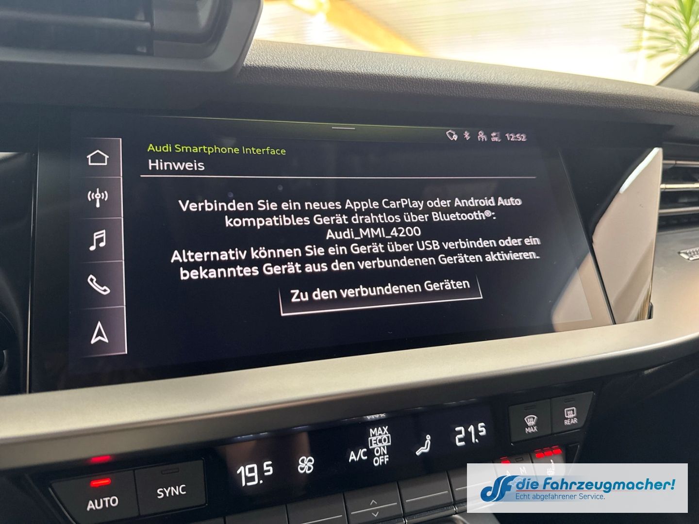 Fahrzeugabbildung Audi A3 Sportback 40 TFSI e AHK-abnehmbar Digitales