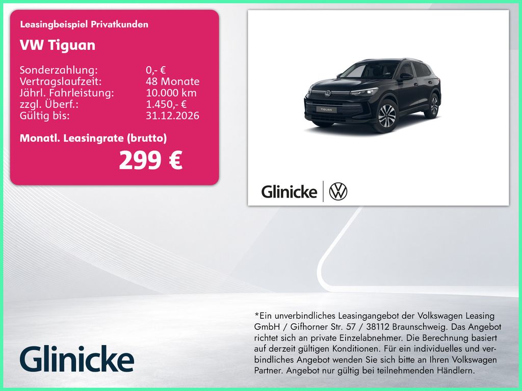 Tiguan ENERGY 1,5l eTSI 110kW DSG*AHK*Allwetter