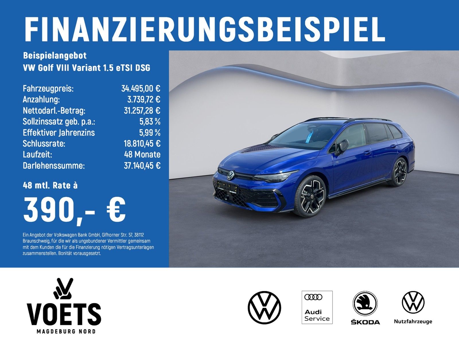 Volkswagen Golf VIII Variant 1.5 eTSI DSG R-Line Lapiz Bla foto 1
