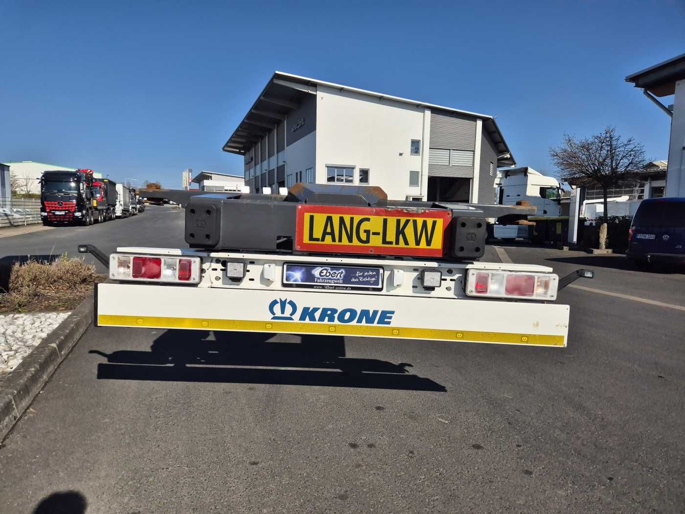 Fahrzeugabbildung Krone SD BDF BPW-Achsen Liftachse mitte Container