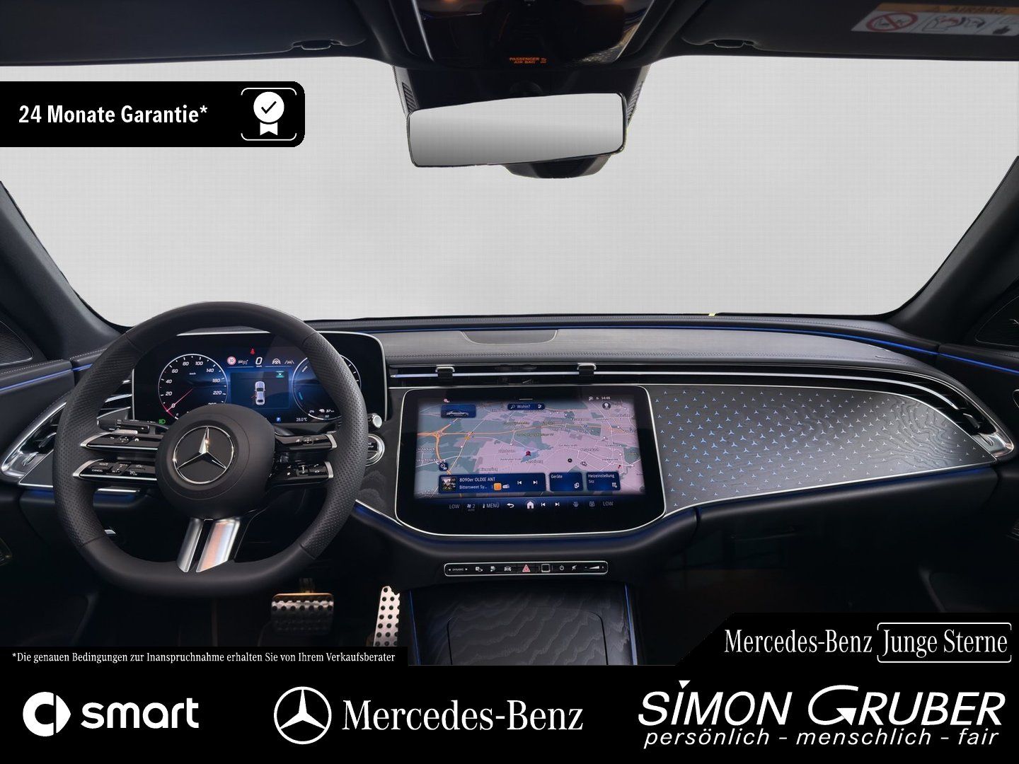 Fahrzeugabbildung Mercedes-Benz E 400 e AMG Pano Burm4D Fahrass+ Airmatic Sitzkl