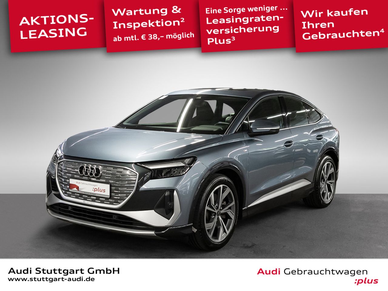 Audi Q4 e-tron Sportback 50 qu S line Pano AR-HUD 20"