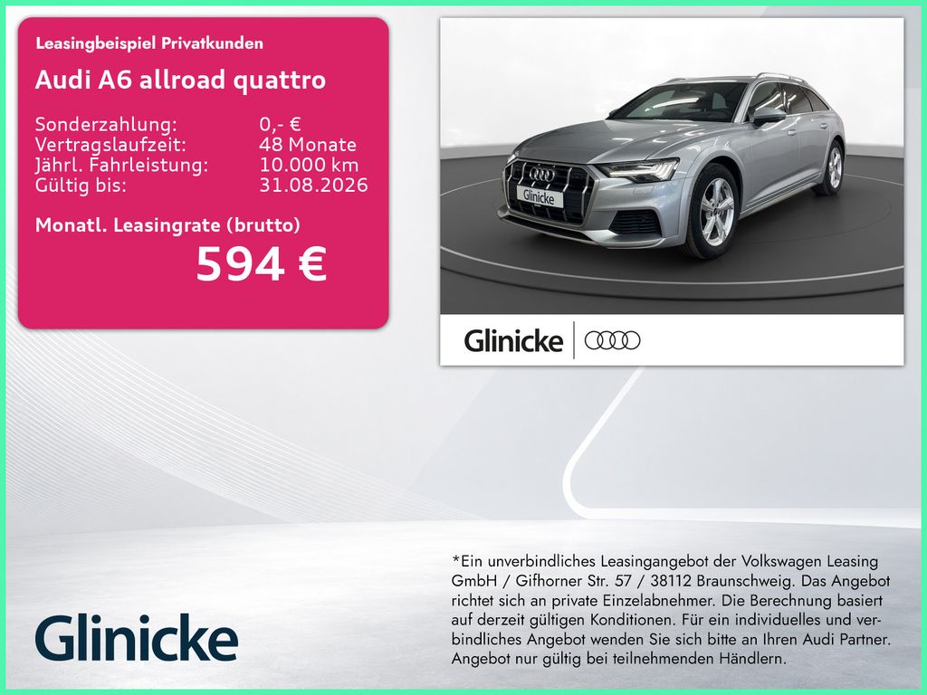 Audi A6 allroad 55 TDI AHK Matrix LM18" B&O 360 Leder