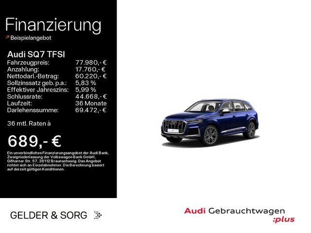 Audi SQ7 TFSI HDMatrix*HuD*B&O*Standh.*air*Tour*