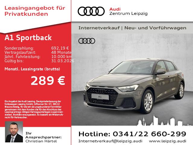Audi A1 Sportback advanced 30 TFSI LED*2Z-Klima*16**