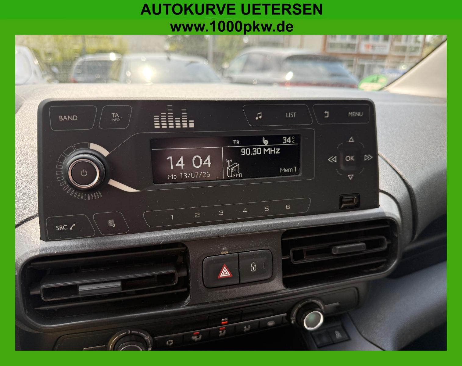 Peugeot Partner 1.2 Kasten Klima 3. Sitzer PDC Tempo BT