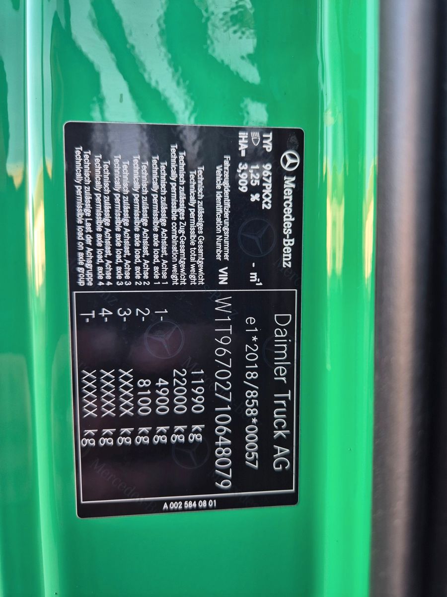 Fahrzeugabbildung Mercedes-Benz Atego 1223 L LBW 2.000kg Tür Spoiler Klima