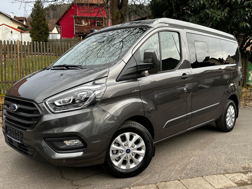 RIDEAU AIMANTÉ Ford Transit Custom coté avant gauche - MDP Loisirs