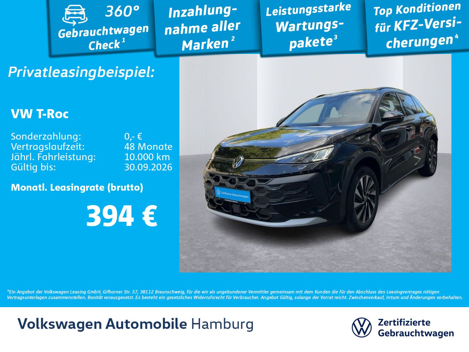 Volkswagen T-Roc Life 1.5 eTSI DSG Sitzheizung Rückkamera foto 2