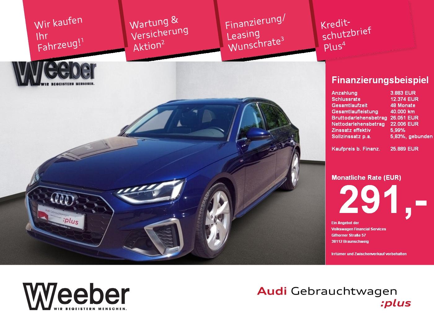 Audi A4 Avant S line *PDC*MATRIX*NAVI*APP CONNECT*