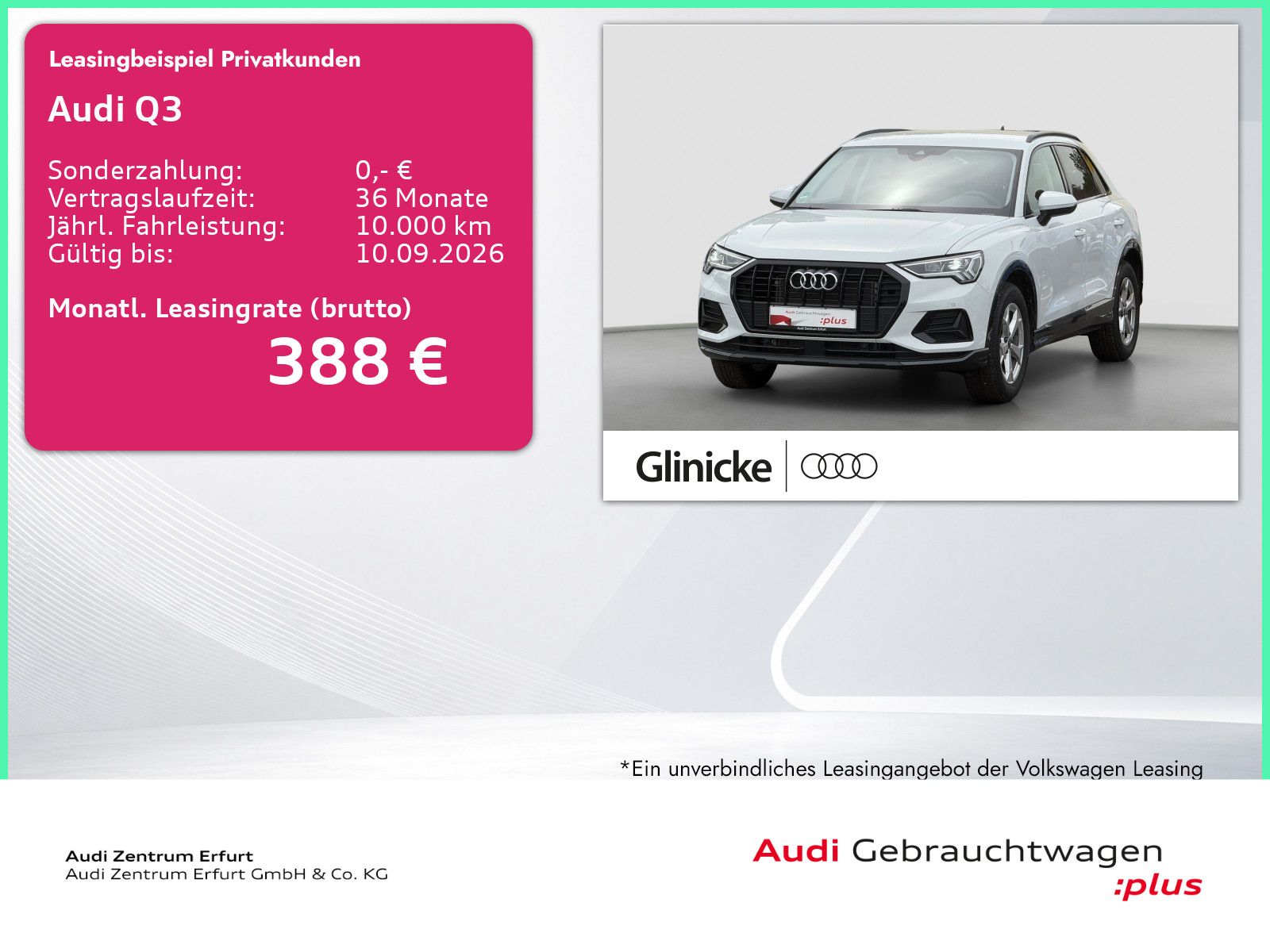 Audi Q3 SUV advanced 35 TFSI S tronic Navi LED AHK AC