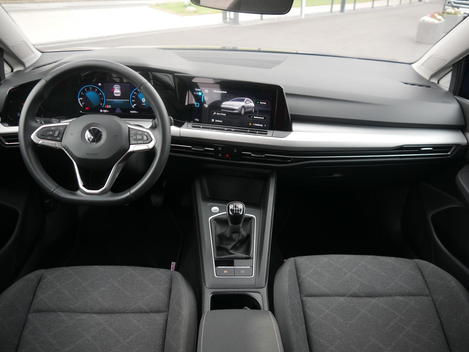 Volkswagen Golf VIII 1.0 Life LED Digitales Cockpit PDC, миниатюра 11