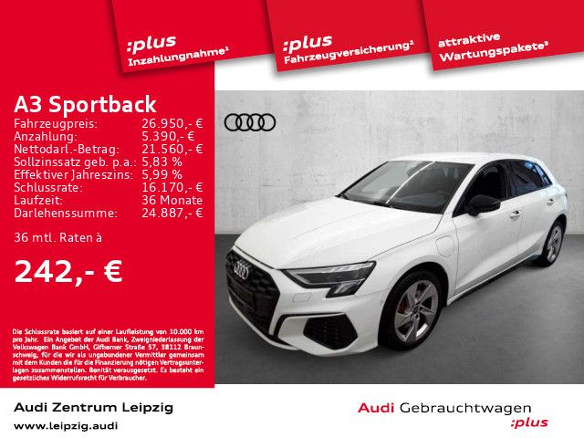 Audi A3 Sportback 45 TFSI e S line *LED*HuD*Massage*