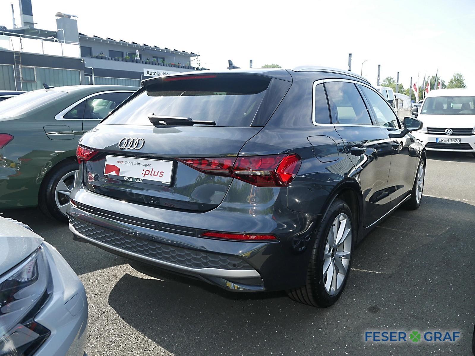 Audi A3 Sportback TFSI ACC LED Navi RüKa Sitzh. 17", миниатюра 3