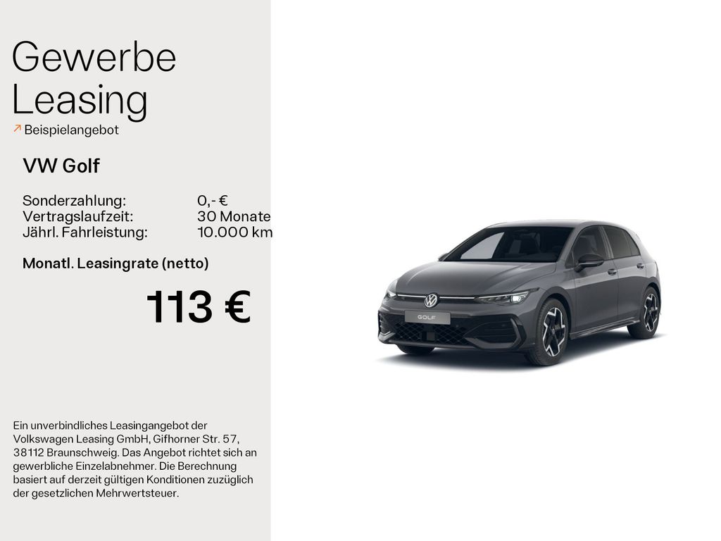 Volkswagen Golf 1.5 eTSI DSG R-Line IQ.LIGHT*SHZ*Area View