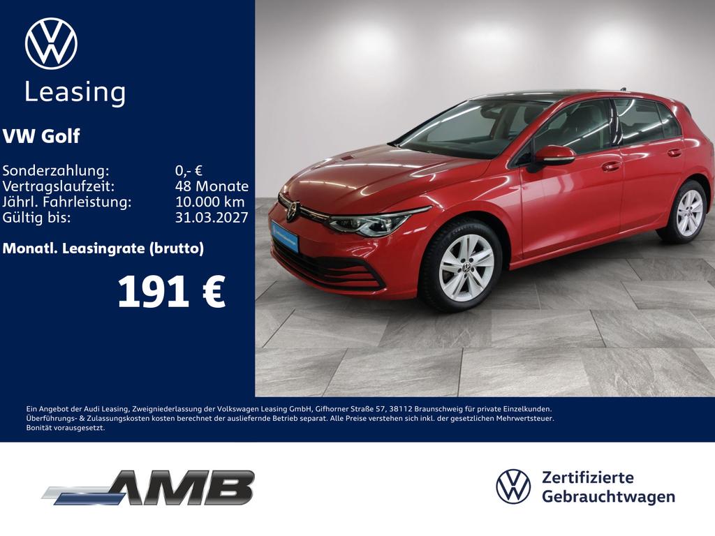 Volkswagen Golf Life 15 TSI AHKMatrixTravelPanoStandhz 2022